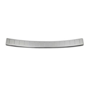 Mercedes C Class S205 Bumper Sill Cover - Rear - Omac - Gloss Silver - '15-'21